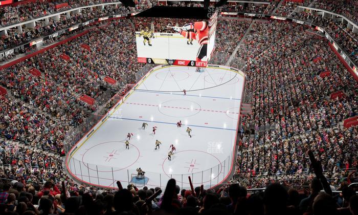 Little Caesars Arena - Section 218 Seat View