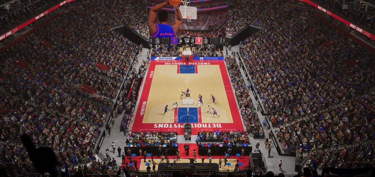 Little Caesars Arena - Section 219 Seat View