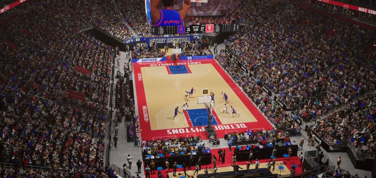 Little Caesars Arena - Section 220 Seat View