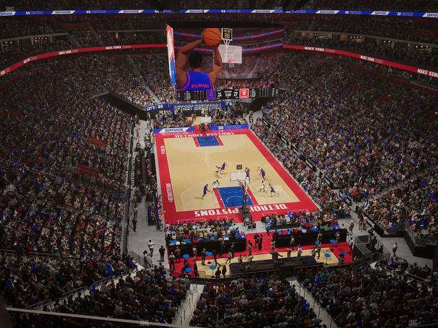 Little Caesars Arena - Section 220 Seat View