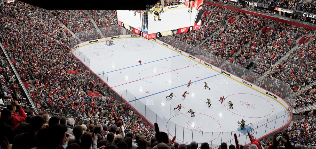 Little Caesars Arena - Section 222 Seat View