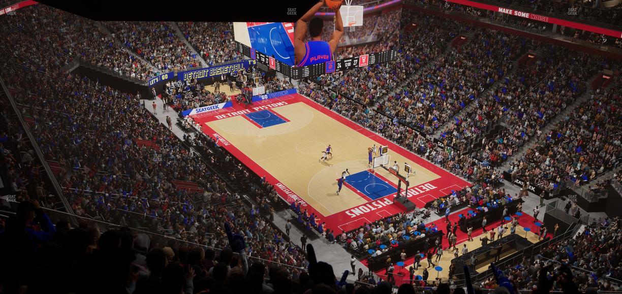 Little Caesars Arena - Section 222 Seat View