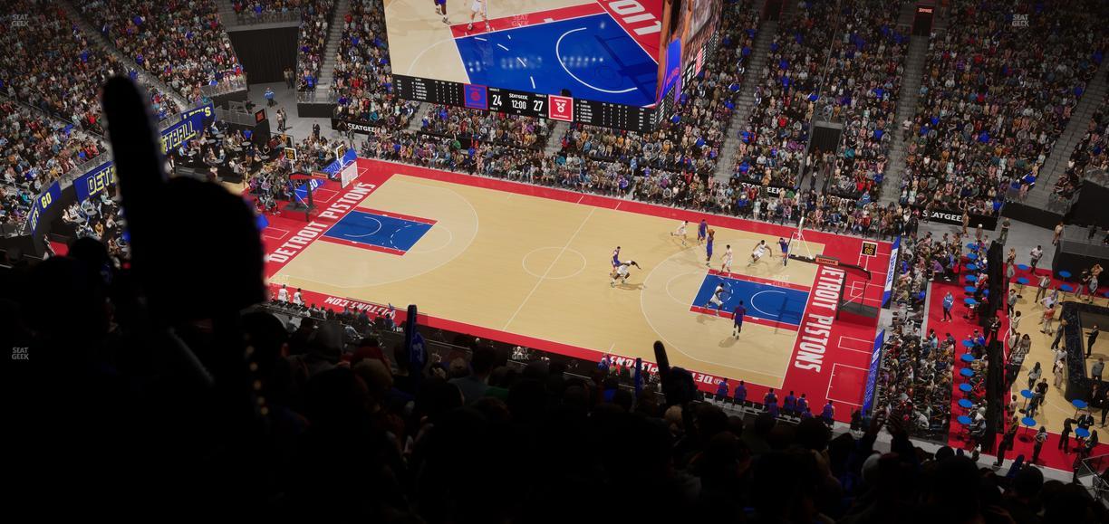 Little Caesars Arena - Section 225 Seat View