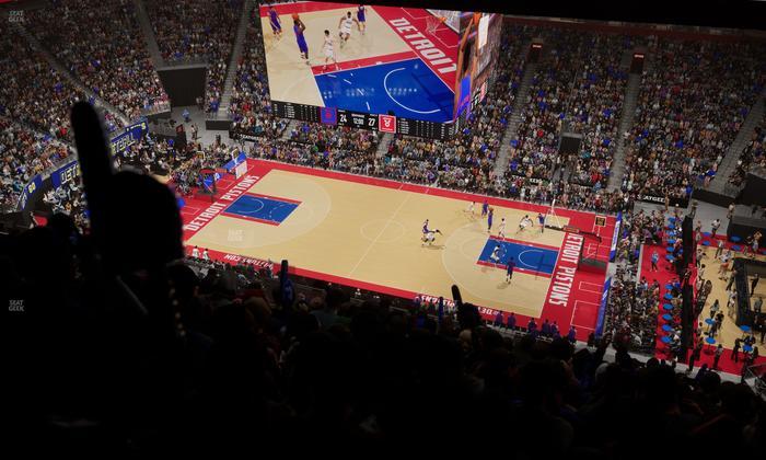 Little Caesars Arena - Section 225 Seat View