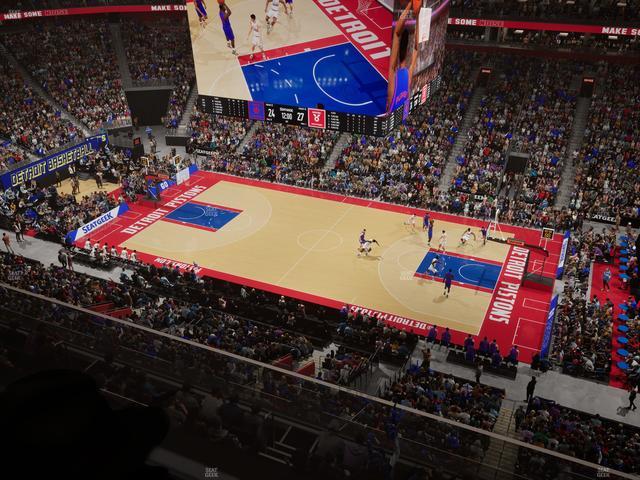 Little Caesars Arena - Section 225 Seat View