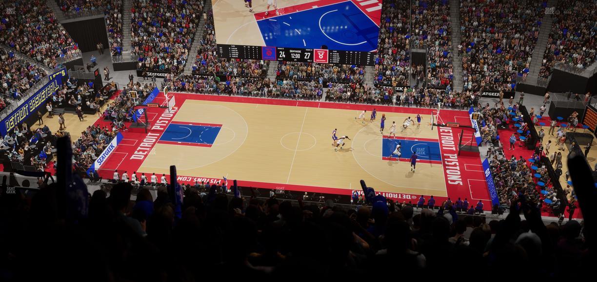 Little Caesars Arena - Section 226 Seat View