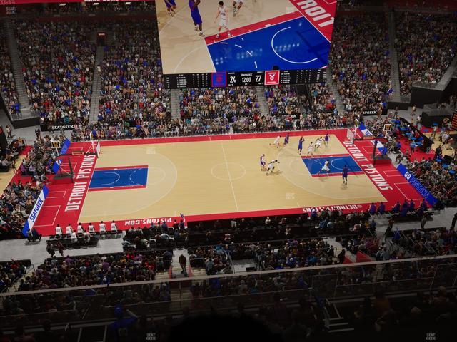 Little Caesars Arena - Section 227 Seat View