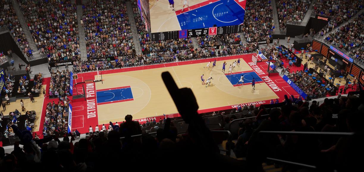 Little Caesars Arena - Section 228 Seat View