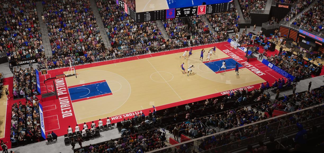 Little Caesars Arena - Section 228 Seat View
