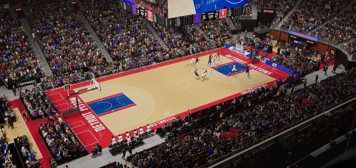 Little Caesars Arena - Section 229 Seat View