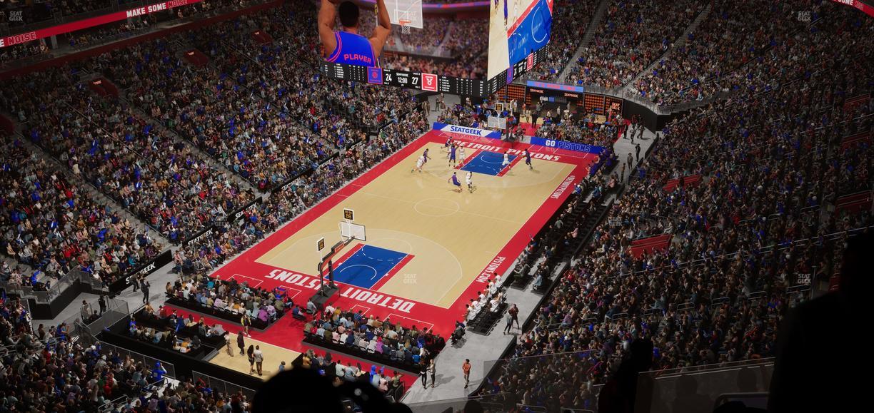 Little Caesars Arena - Section 232 Seat View