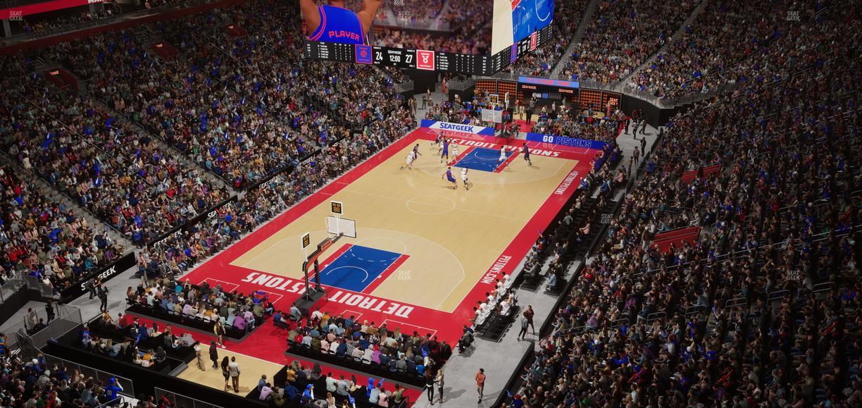 Little Caesars Arena - Section 232 Seat View