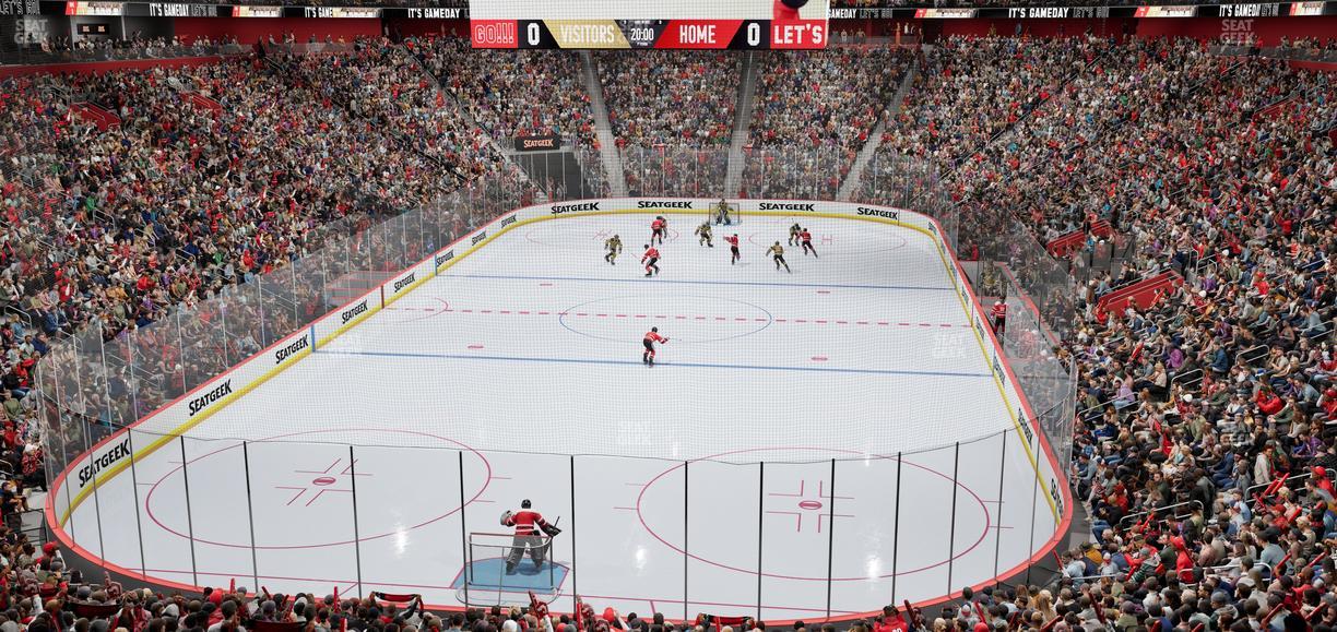 Little Caesars Arena - Section Ada 102 Seat View