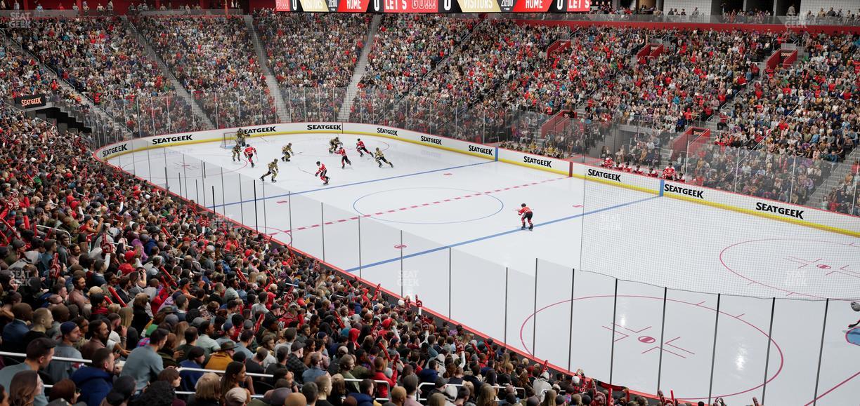 Little Caesars Arena - Section Ada 105 Seat View