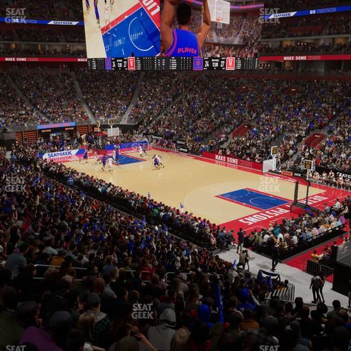 Little Caesars Arena - Section Ada 105 Seat View