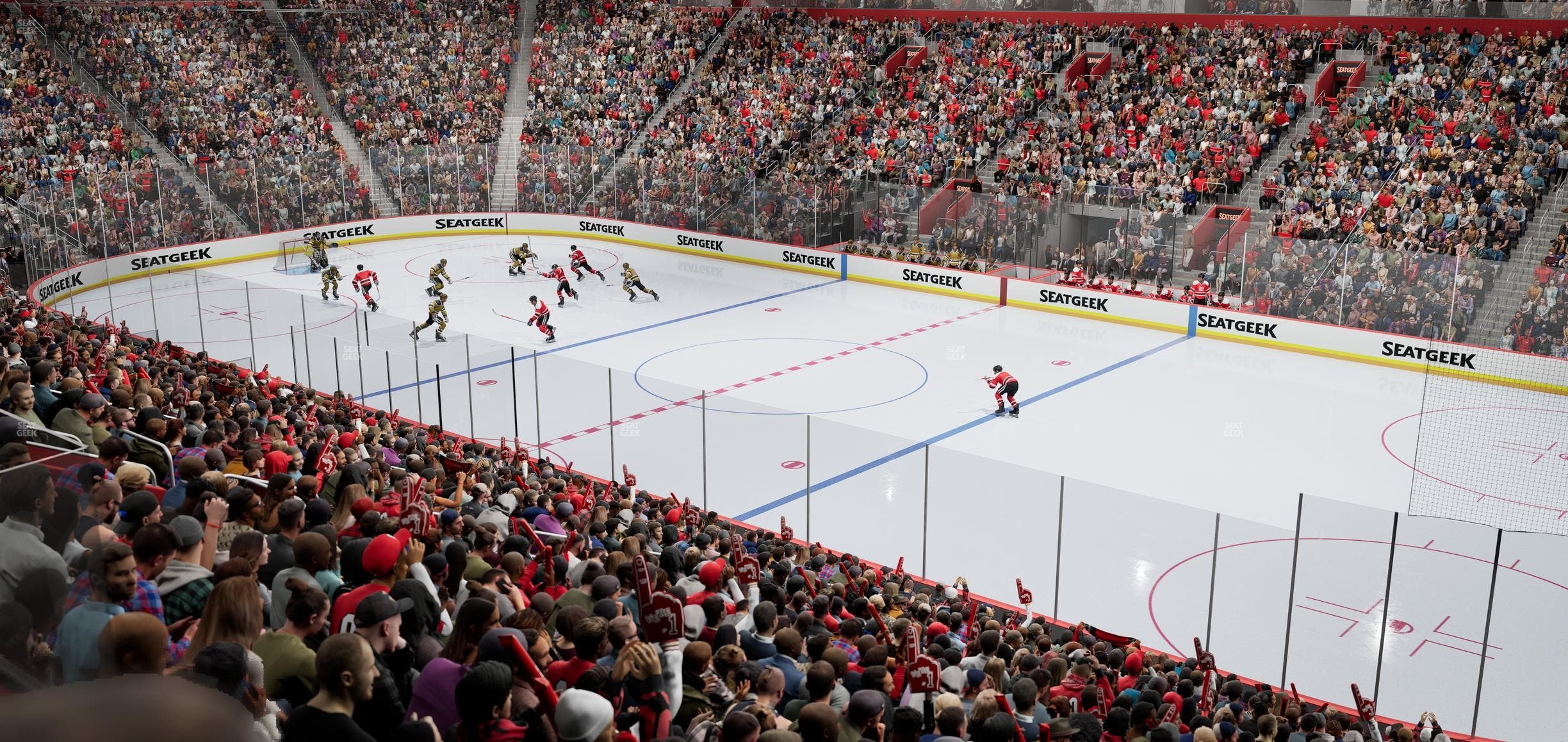Little Caesars Arena - Section Ada 106 Seat View