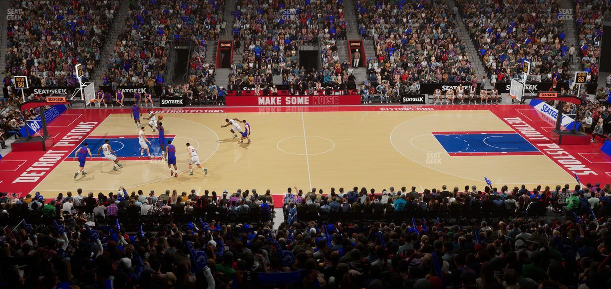 Little Caesars Arena - Section Ada 109 Seat View