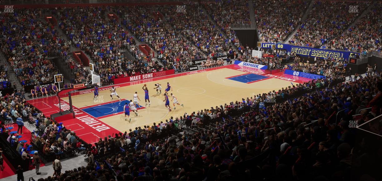 Little Caesars Arena - Section Ada 112 Seat View