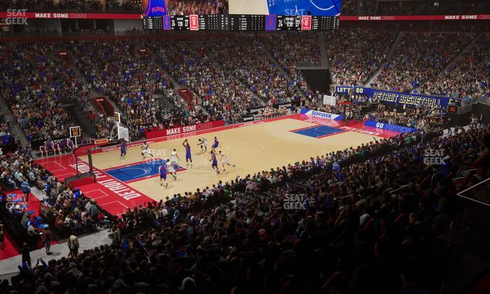 Little Caesars Arena - Section Ada 112 Seat View