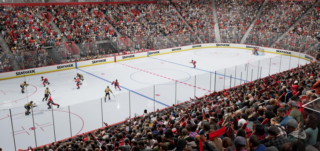 Little Caesars Arena - Section Ada 112 Seat View