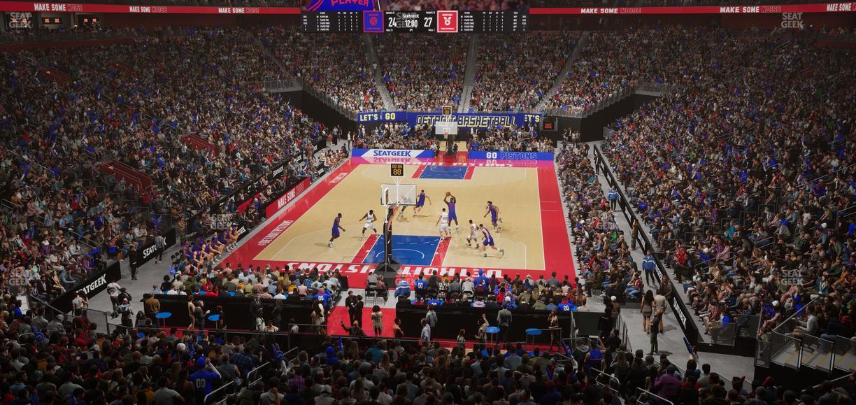 Little Caesars Arena - Section Ada 115 Seat View