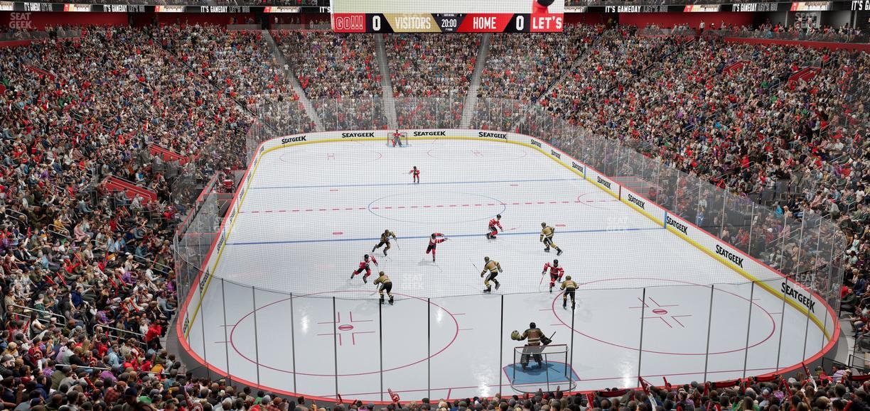 Little Caesars Arena - Section Ada 116 Seat View