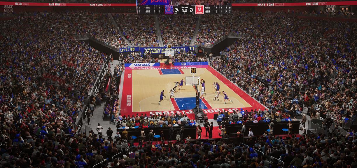 Little Caesars Arena - Section Ada 116 Seat View