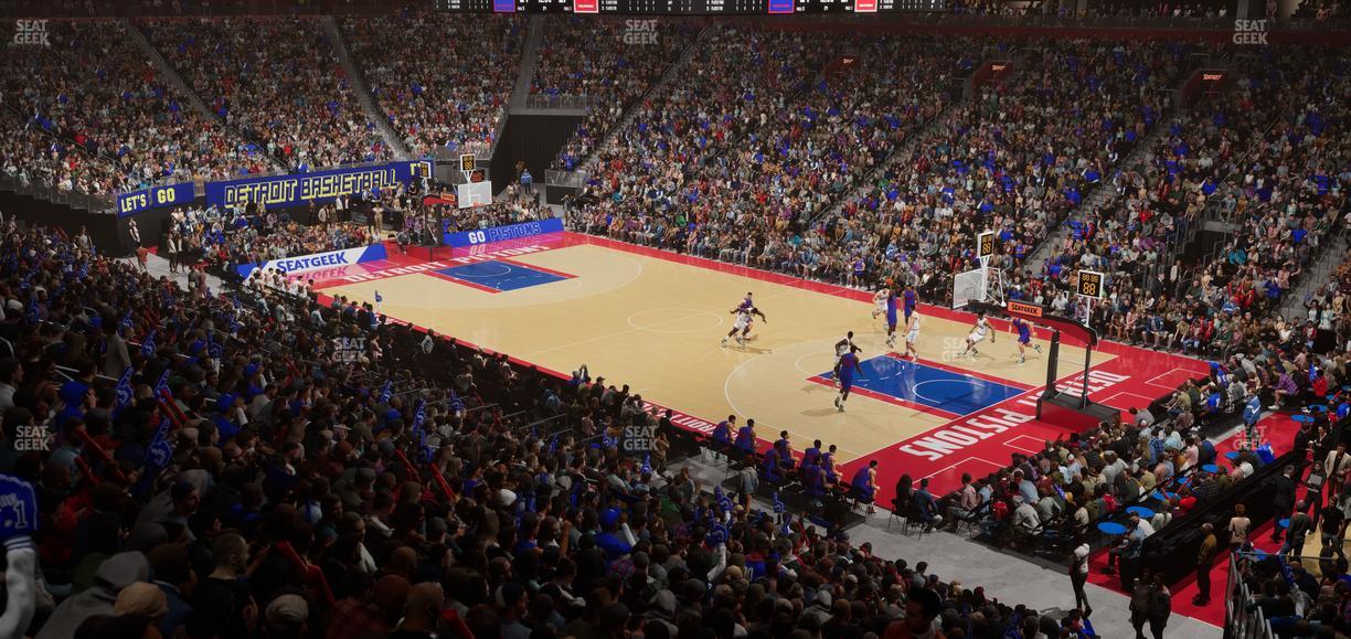 Little Caesars Arena - Section Ada 118 Seat View