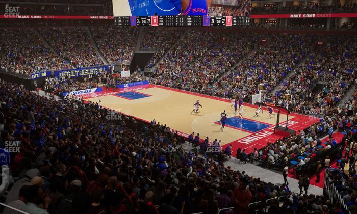 Little Caesars Arena - Section Ada 118 Seat View