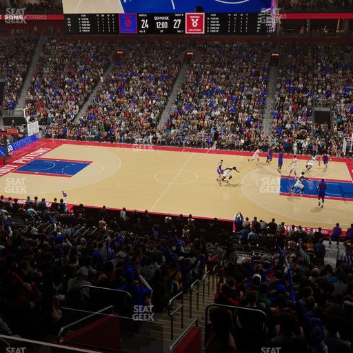 Little Caesars Arena - Section Ada 121 Seat View