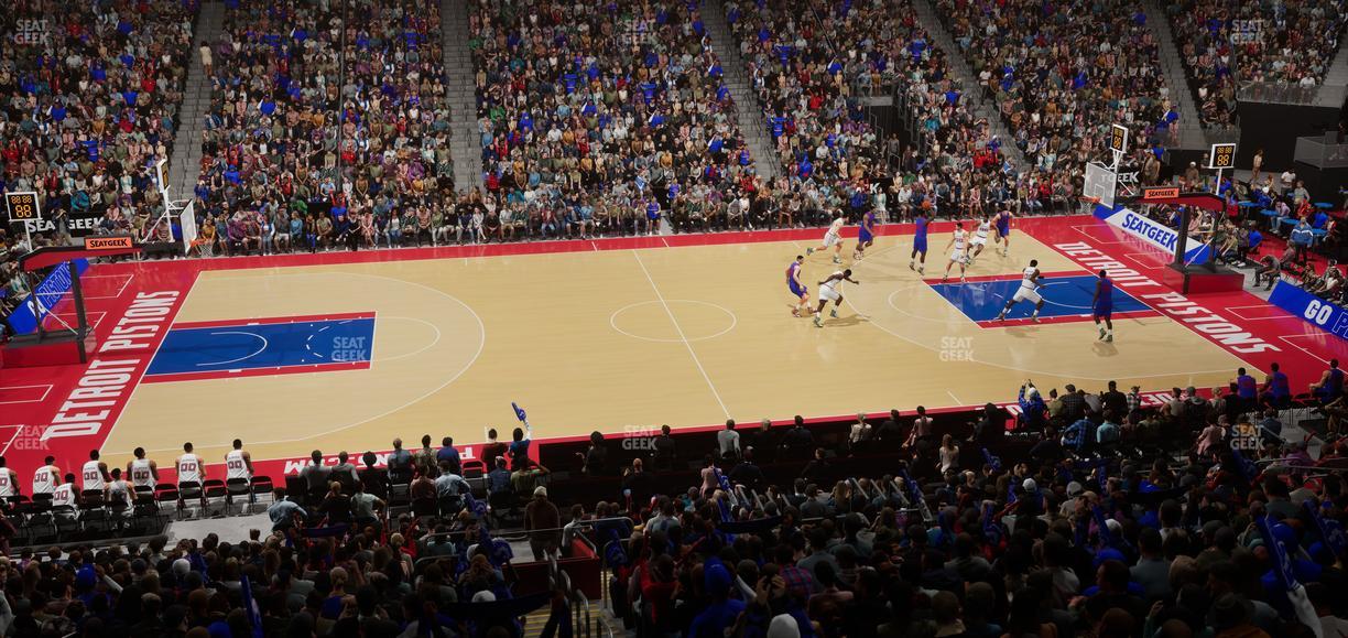 Little Caesars Arena - Section Ada 123 Seat View