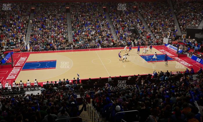 Little Caesars Arena - Section Ada 123 Seat View