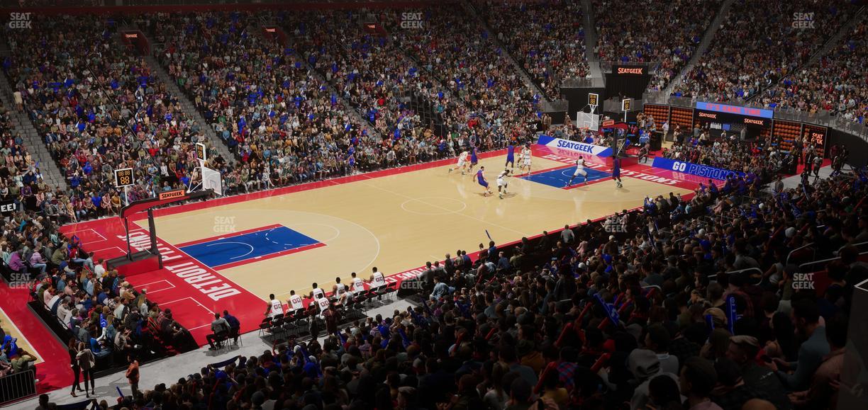 Little Caesars Arena - Section Ada 125 Seat View