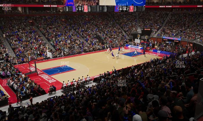 Little Caesars Arena - Section Ada 125 Seat View