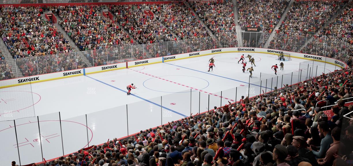 Little Caesars Arena - Section Ada 125 Seat View