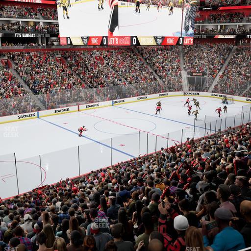 Little Caesars Arena - Section Ada 125 Seat View