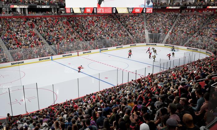 Little Caesars Arena - Section Ada 125 Seat View