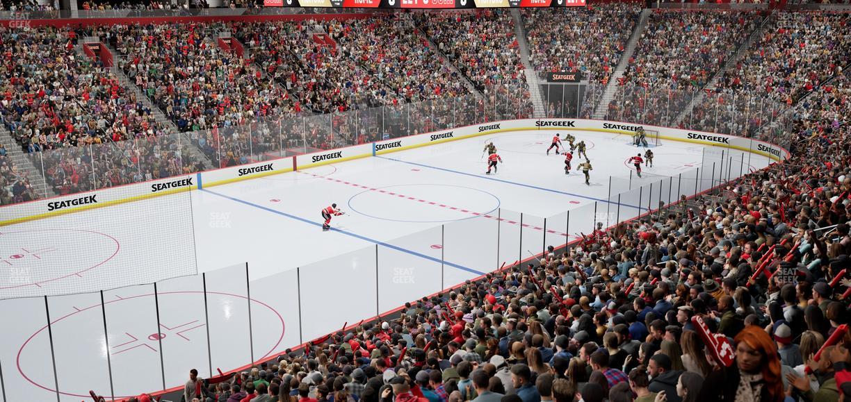 Little Caesars Arena - Section Ada 126 Seat View