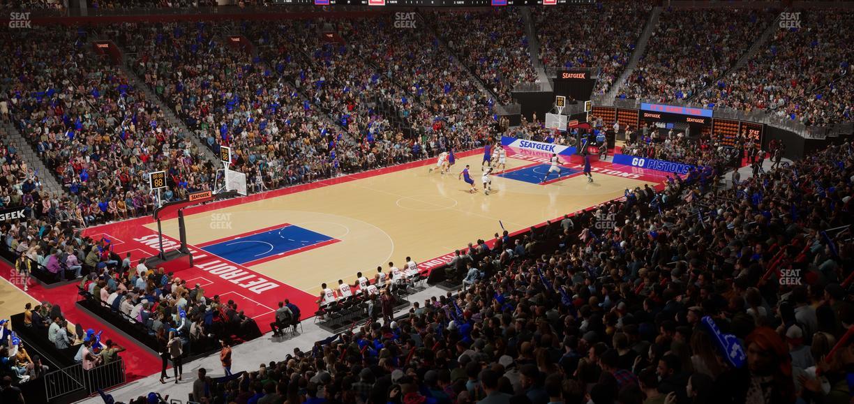 Little Caesars Arena - Section Ada 126 Seat View