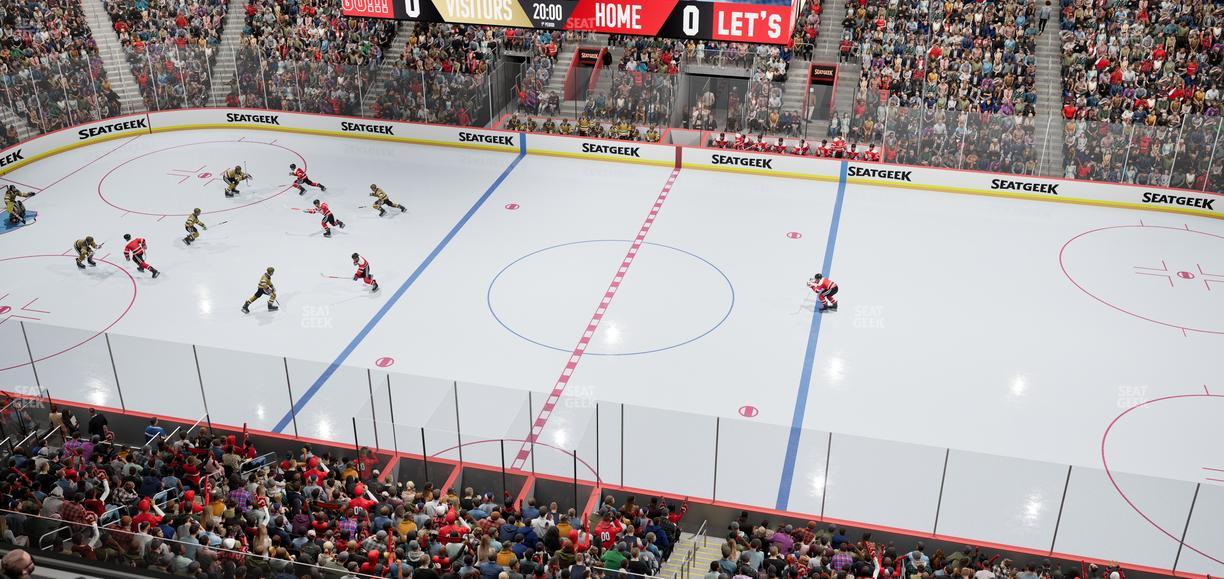 Little Caesars Arena - Section Ada Mezzanine 10 Seat View