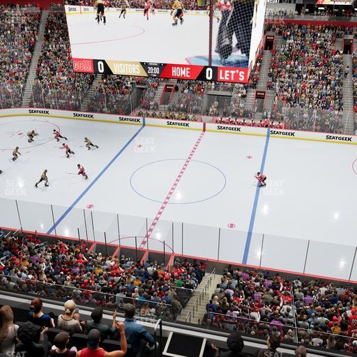 Little Caesars Arena - Section Ada Mezzanine 10 Seat View