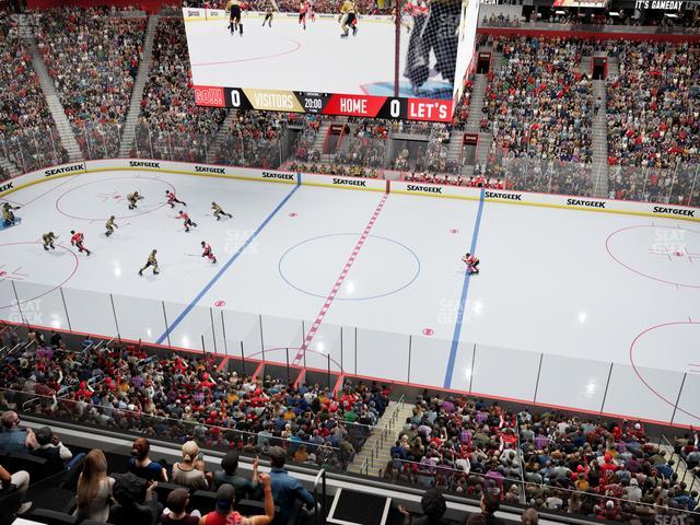 Little Caesars Arena - Section Ada Mezzanine 10 Seat View