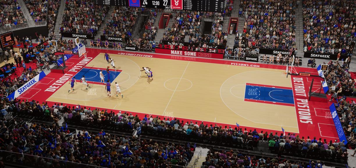 Little Caesars Arena - Section Ada Mezzanine 10 Seat View