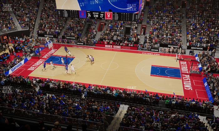 Little Caesars Arena - Section Ada Mezzanine 10 Seat View