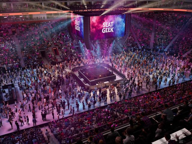 Little Caesars Arena - Section Ada Mezzanine 14 Seat View