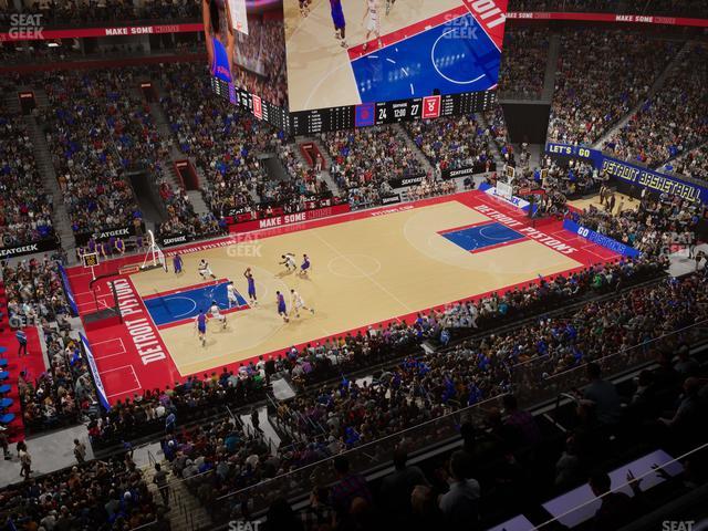 Little Caesars Arena - Section Ada Mezzanine 14 Seat View