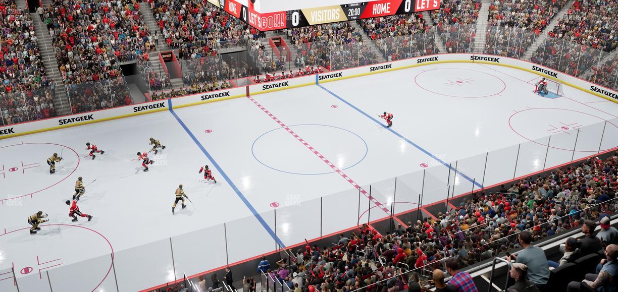 Little Caesars Arena - Section Ada Mezzanine 14 Seat View