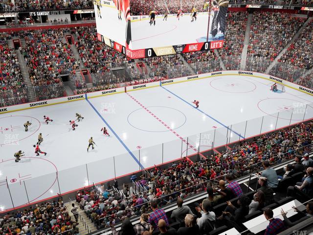 Little Caesars Arena - Section Ada Mezzanine 14 Seat View