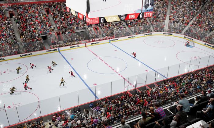 Little Caesars Arena - Section Ada Mezzanine 14 Seat View