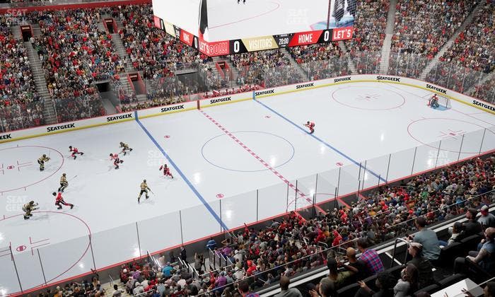Little Caesars Arena - Section Ada Mezzanine 14 Seat View